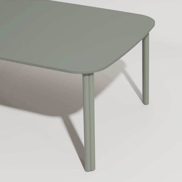 Twill Table by Gibson Karlo | Pale Eucalypt Olive Green Dining and Meeting Table | DesignByThem
