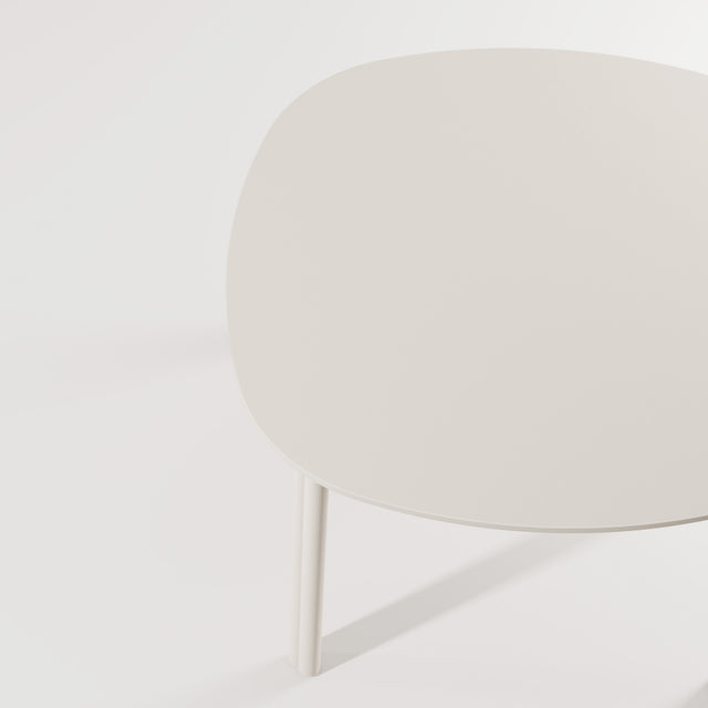 Twill Table by Gibson Karlo | Soft White Dining and Meeting Table | DesignByThem