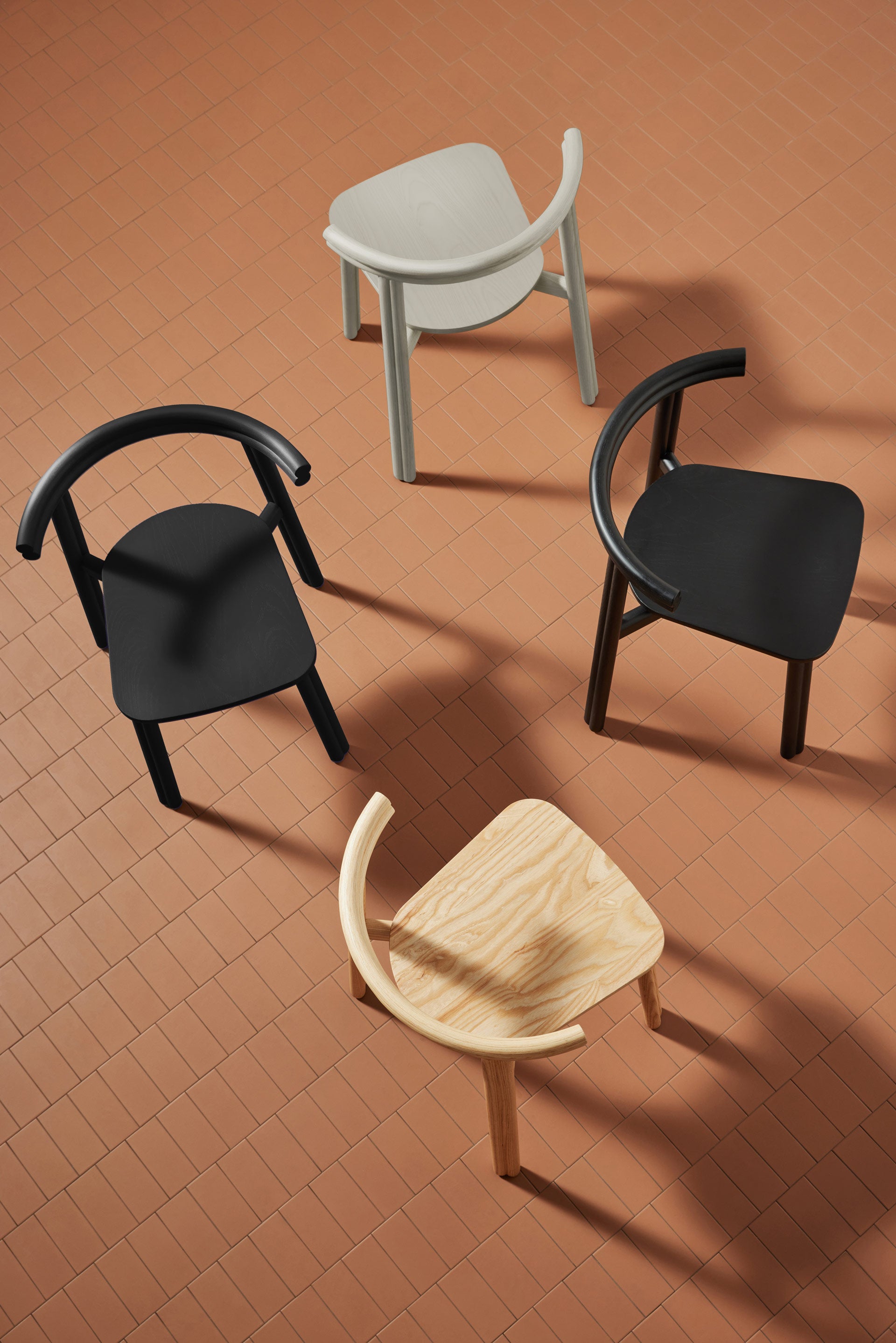 Twill Chair | Stacking Timber Dining Seat | Gibson Karlo | DesignByThem