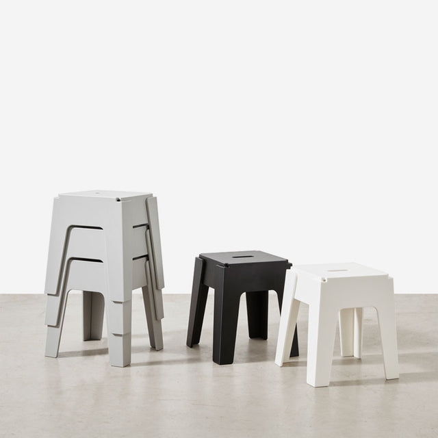Butter Stool | 100% Post-Consumer Recycled Plastic | Indoor and Outdoor Seating | Gibson Karlo | Design By Them