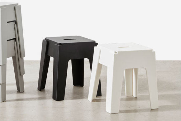 Butter Stool | 100% Post-Consumer Recycled Plastic | Indoor and Outdoor Seating | Gibson Karlo | Design By Them