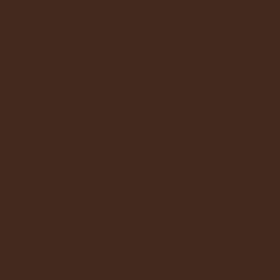Swatch | Powder Coated Metal | Chocolate Brown | 10% Gloss Finish | Design By Them