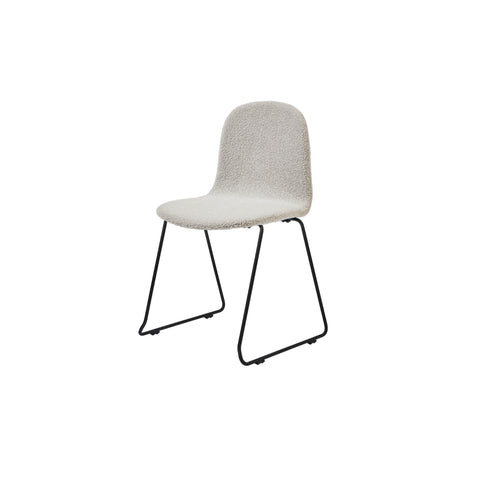 Potato Chair | Sled Base Upholstered Dining Office Chair| GibsonKarlo | DesignByThem