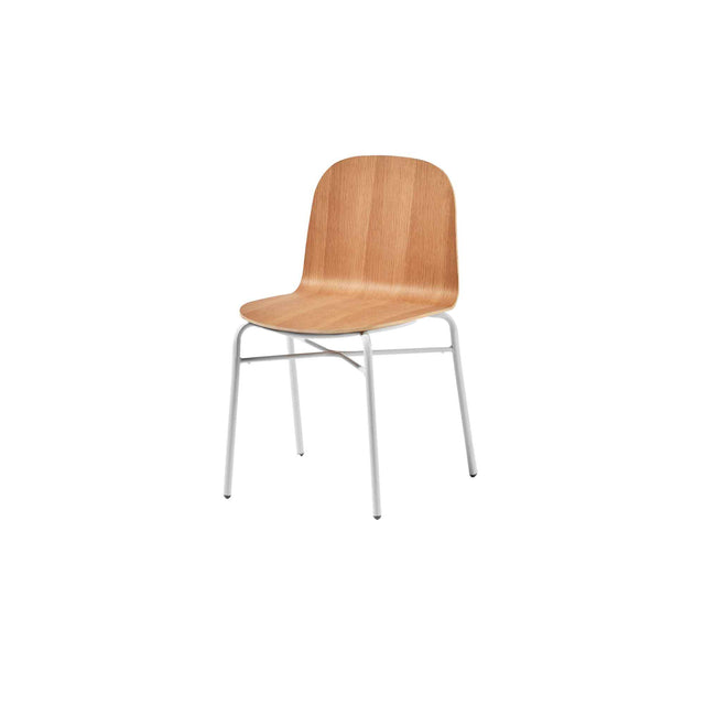Potato Chair | Stacking Timber & Upholstered Dining Office Chair with Handle | Gibson Karlo | Design By Them
