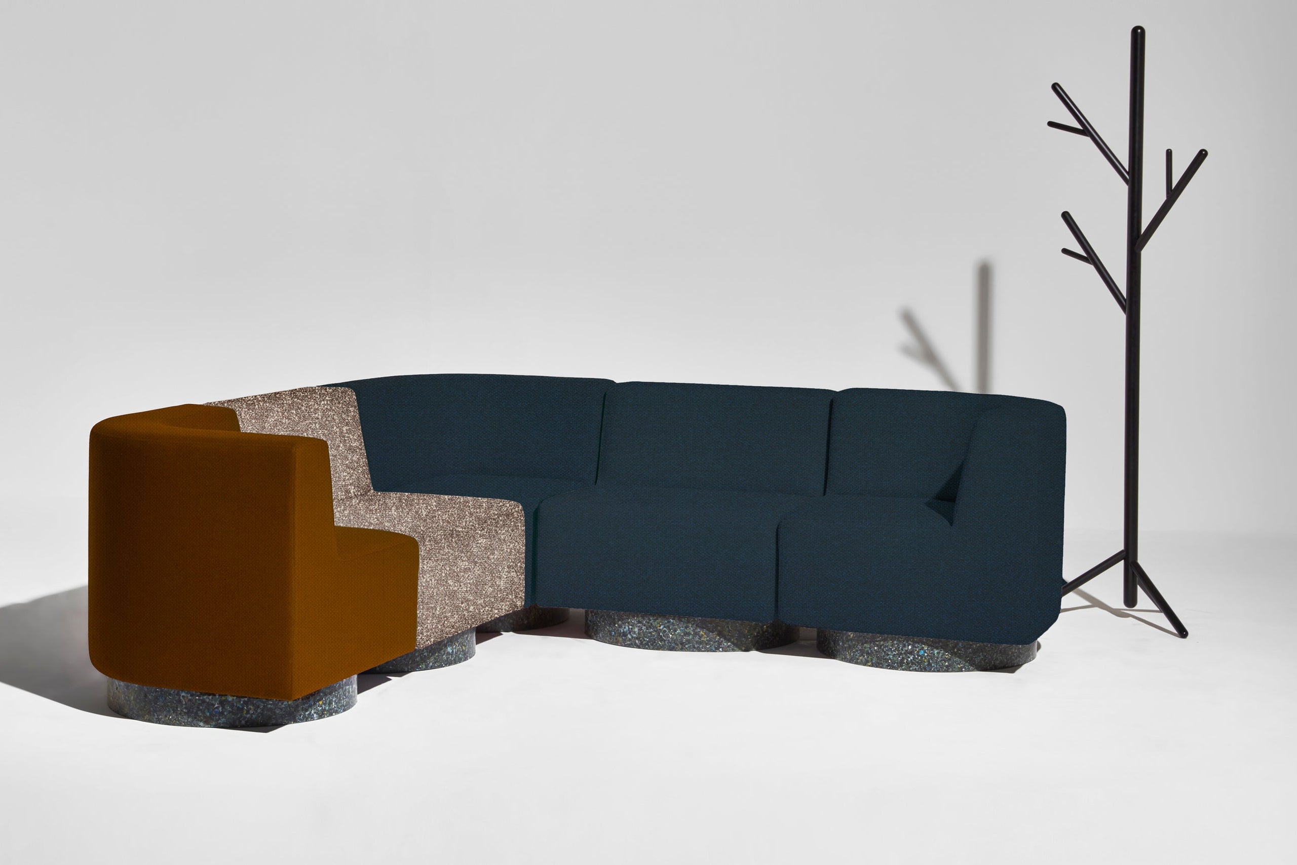 Confetti Modular Lounge | Recycled plastic base | Designed by Gibson Karlo | Design By Them