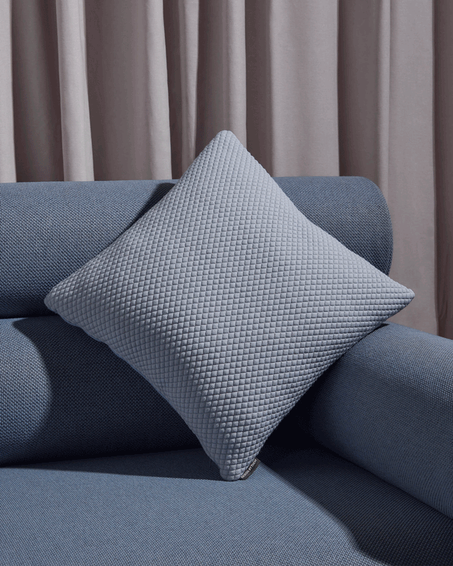 Flip Cushion | Accessories | Double-Sided Upholstery | Soft Blue | Gibson Karlo | Design By Them