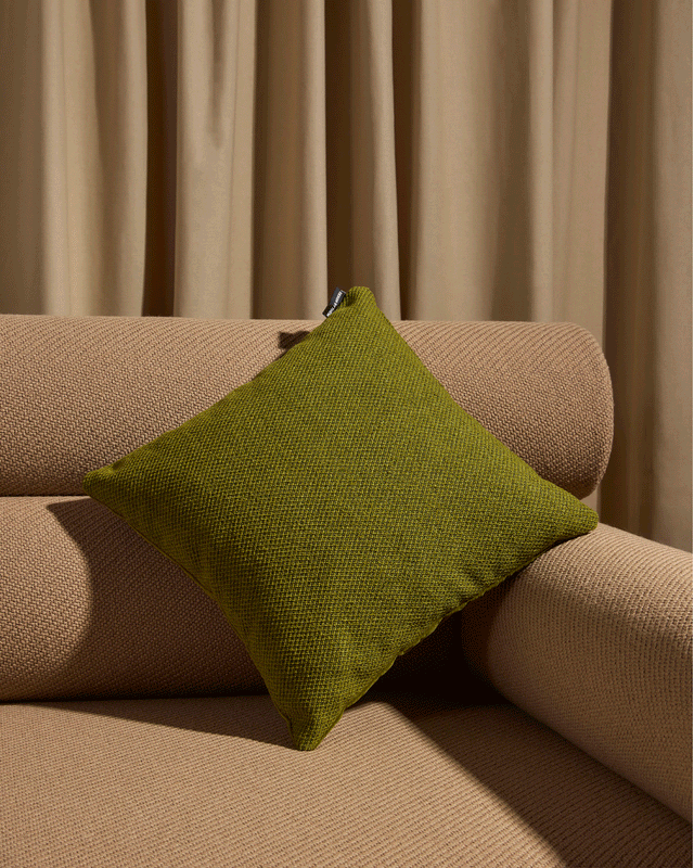 Flip Cushion | Accessories | Double-Sided Upholstery | Olive Green | Gibson Karlo | Design By Them