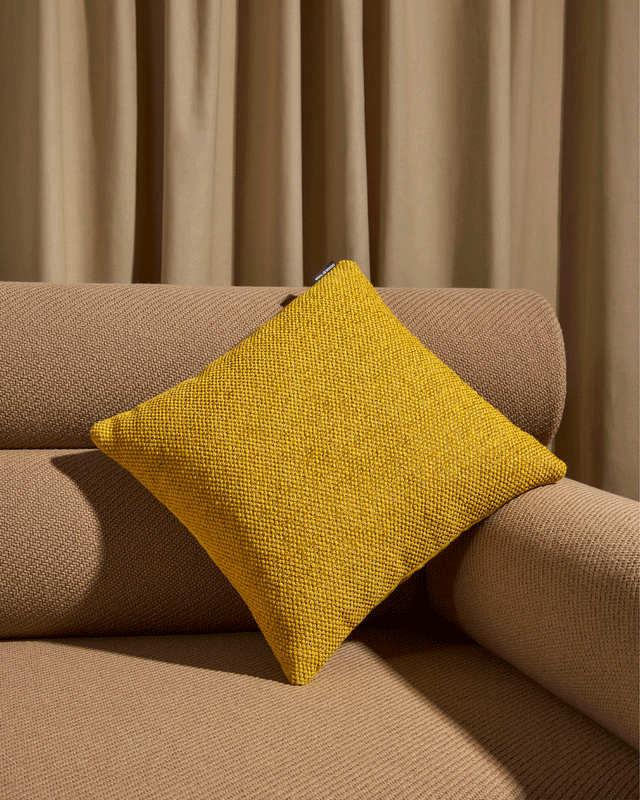 Flip Cushion | Accessories | Double-Sided Upholstery | Yellow | Gibson Karlo | Design By Them