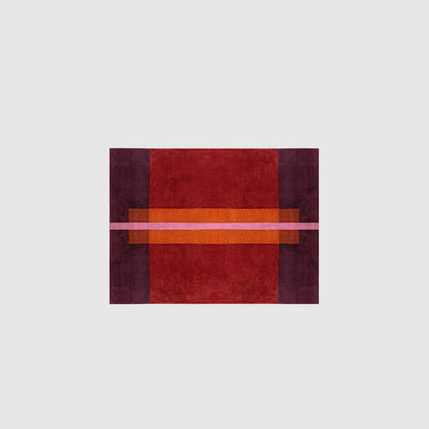Overlay Rugs | Rectangle burgundy | No Fringe | Danielah Martinez | DesignByThem
