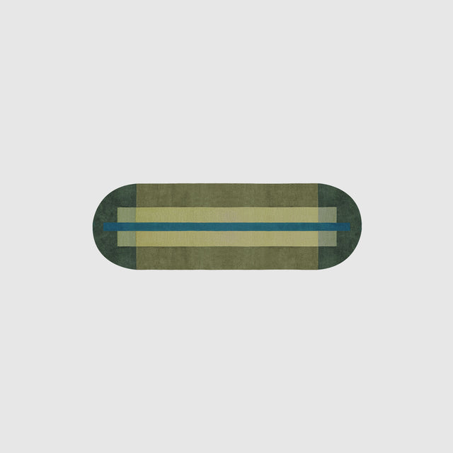 Overlay Runner | Large Olive | No Fringe | Danielah Martinez | Design By Them