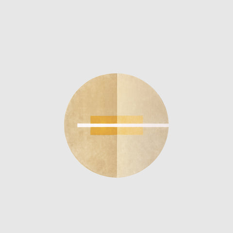 Overlay Rugs | Circle mustard | No fringe| Danielah Martinez | DesignByThem