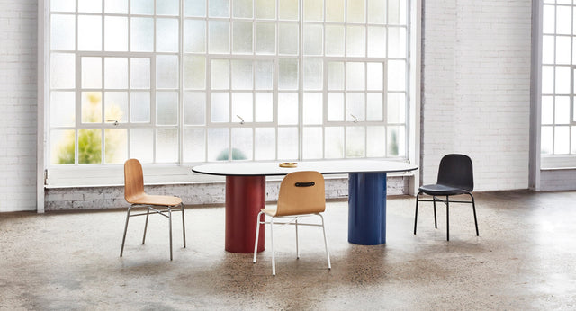 Potato Chair - Oak - Tube Stacking Base - Archive Store