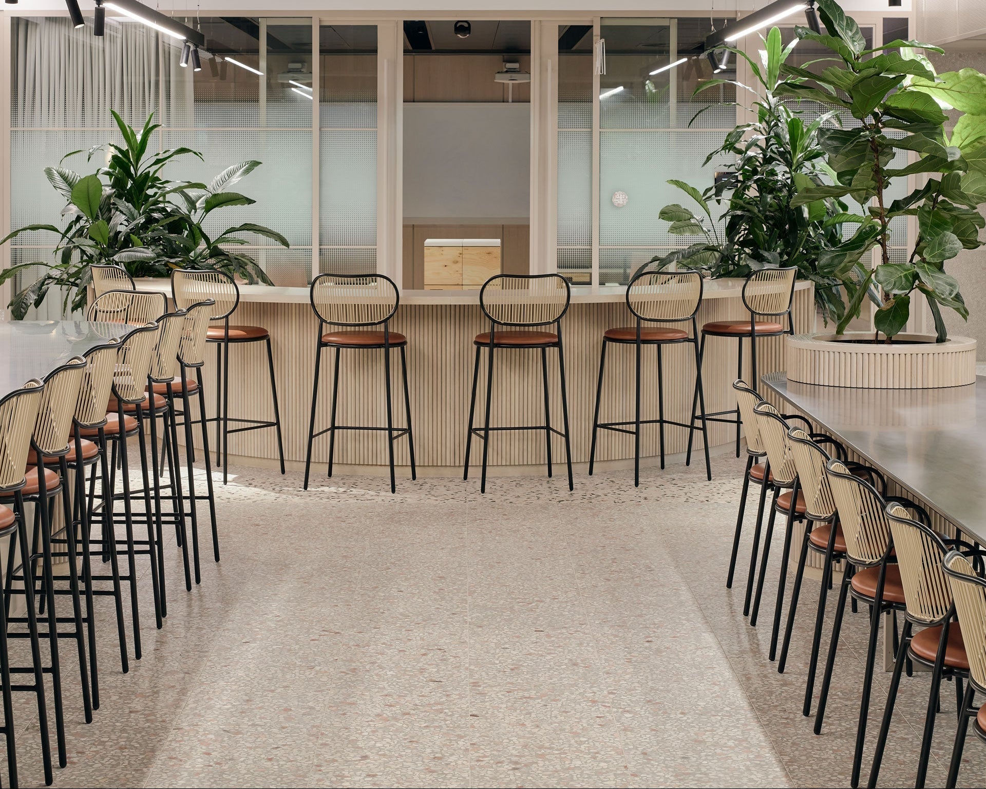 Piper Chair and Bar Chair Upholstered | Herston Biofabrication Institute by Hassell Brisbane | DesignByThem | Gallery