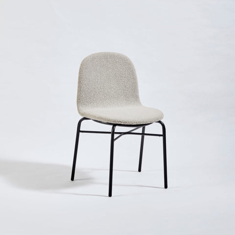 Potato Chair | Stacking Timber & Upholstered Dining Office Chair with Handle | GibsonKarlo | DesignByThem ** HF7 Elle - 0230