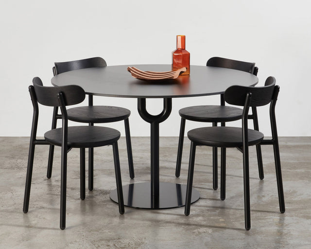 Them Chair Black Stained | Ash & Walnut Timber & Metal Dining Chair | GibsonKarlo | DesignByThem | Gallery