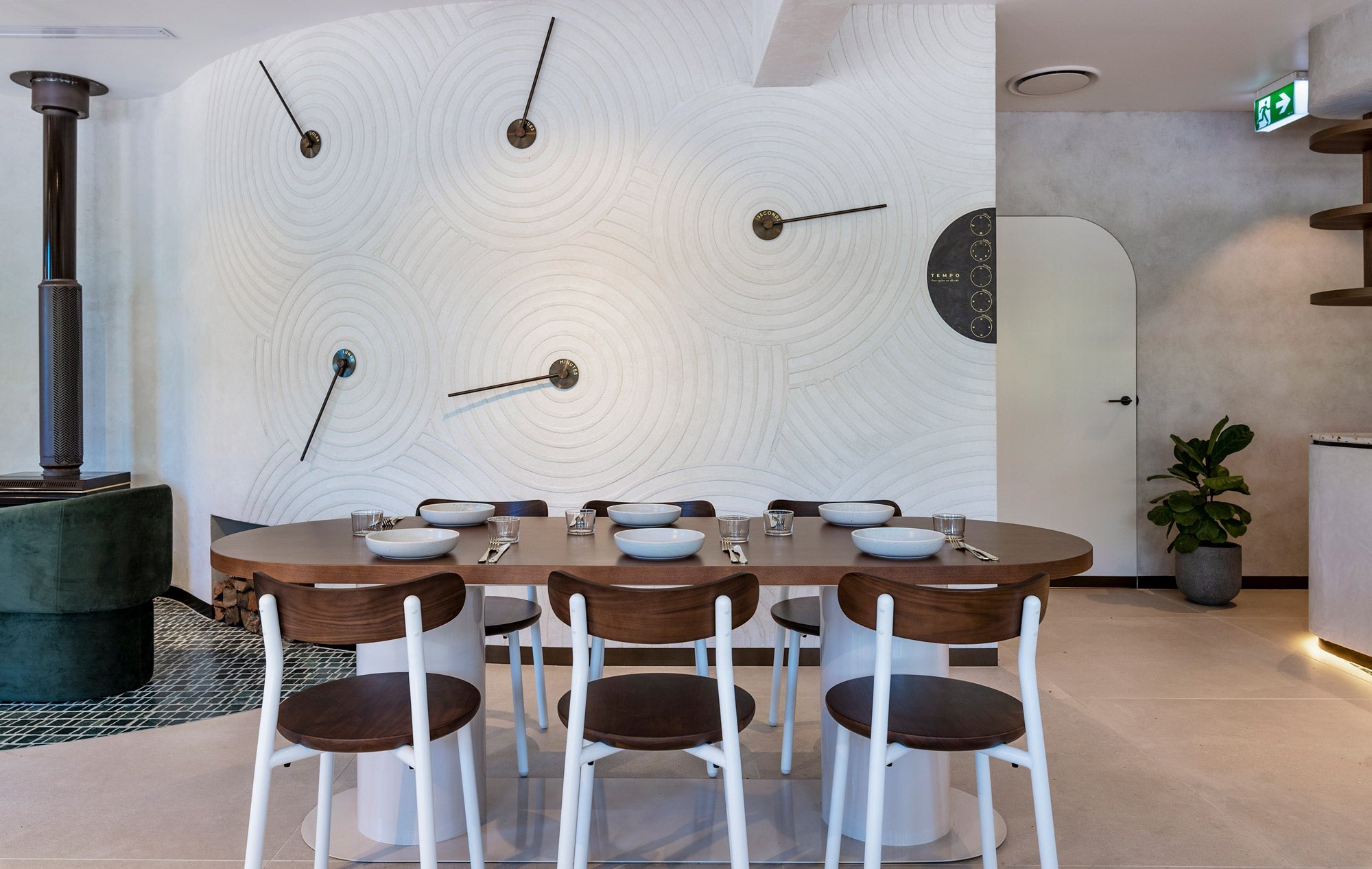 Them Chair Walnut Timber Chair at Tempo Cafe by Five Foot One Design | DesignByThem | Gallery