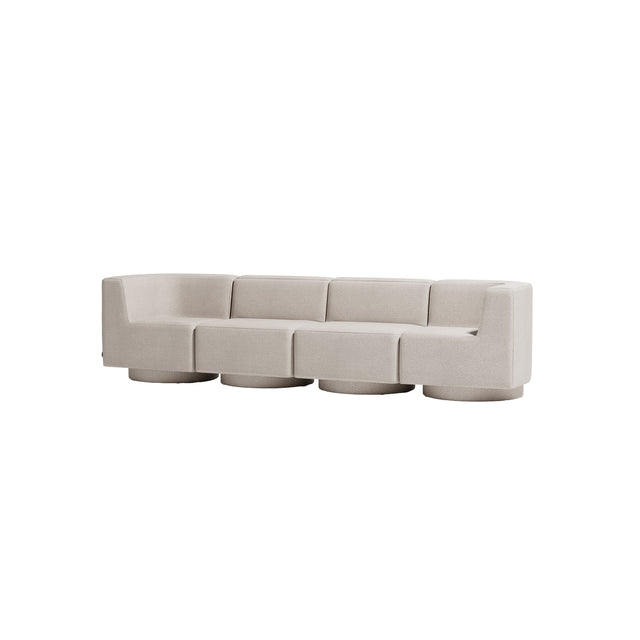 Confetti Modular Lounge - 4 Seater | Upholstered Base | Gibson Karlo | Design By Them 