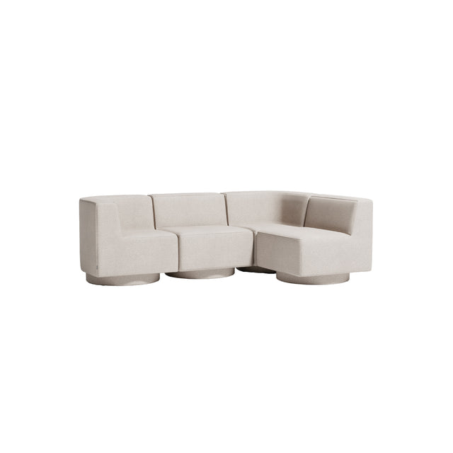 Confetti Modular Lounge - 4 Seater Corner Right | Upholstered Base | Gibson Karlo | Design By Them