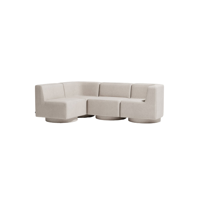 Confetti Modular Lounge - 4 Seater Corner Left | Upholstered Base | Gibson Karlo | Design By Them 