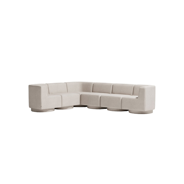 Confetti Modular Lounge - 6 Seater Corner Right | Upholstered Base | Gibson Karlo | Design By Them 
