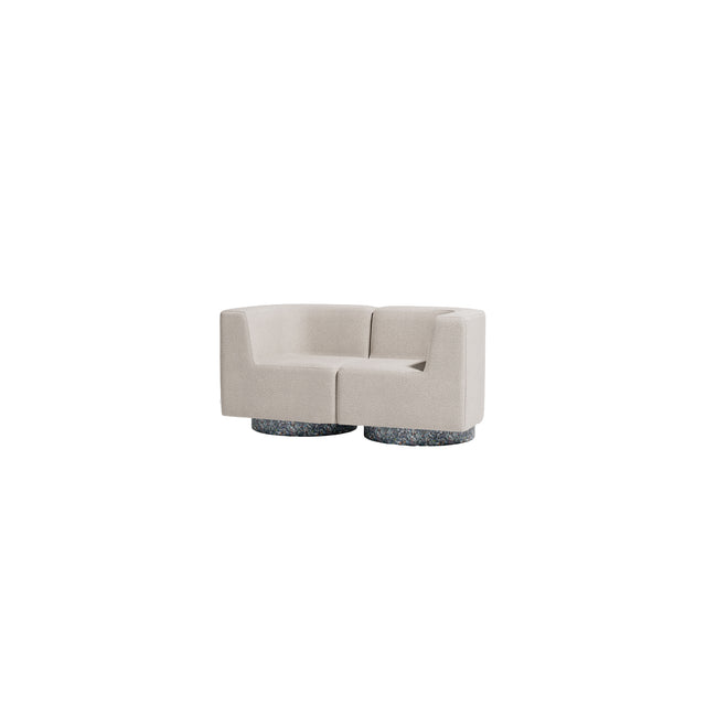 Confetti Modular Lounge - 2 Seater | Recycled Plastic Base | Gibson Karlo | Design By Them 