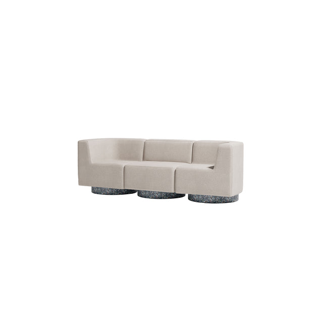 Confetti Modular Lounge - 3 Seater | Recycled Plastic Base | Gibson Karlo | Design By Them 