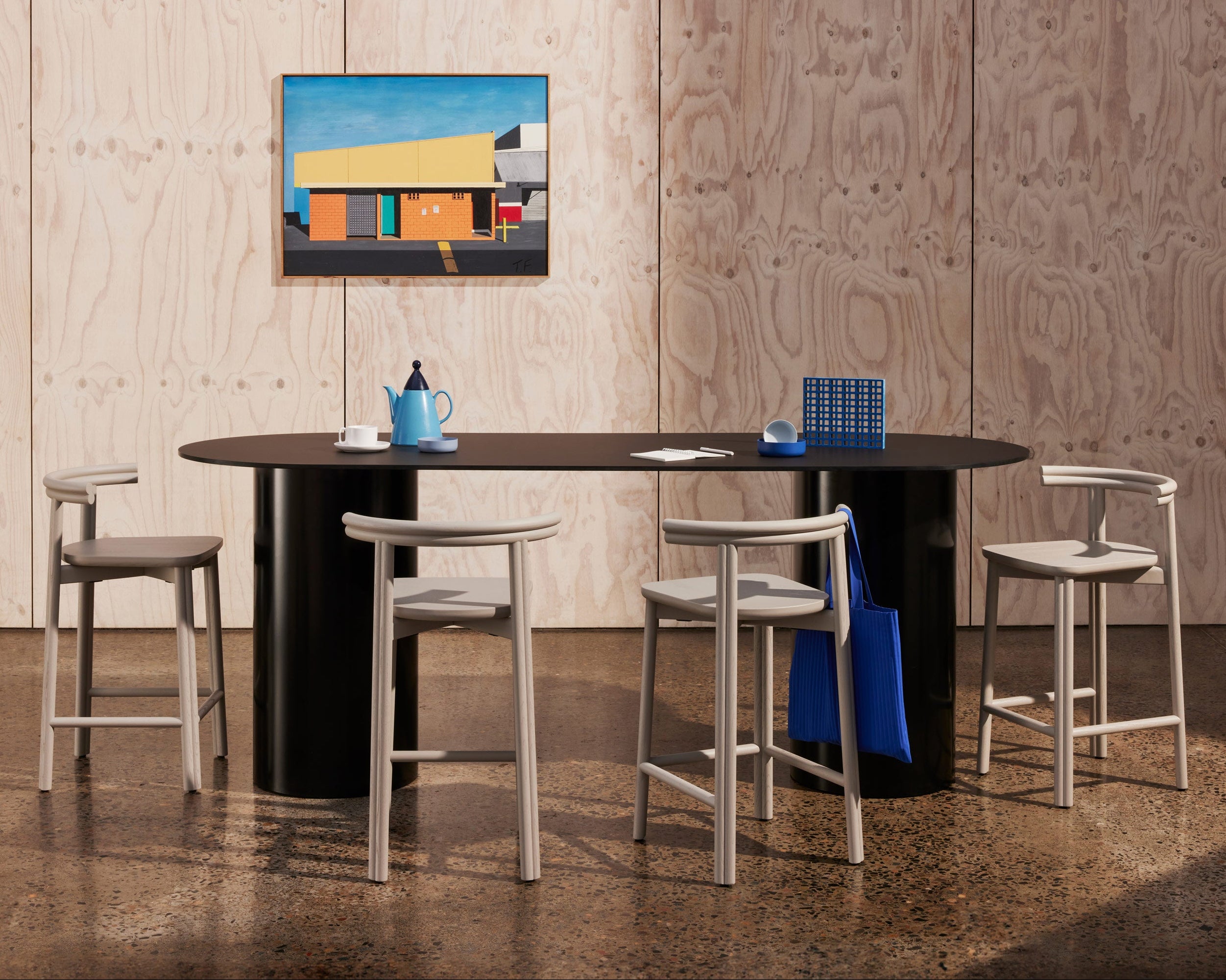 Twill Counter Chair | Timber Counter Stool | Gibson Karlo | Design By Them | Gallery