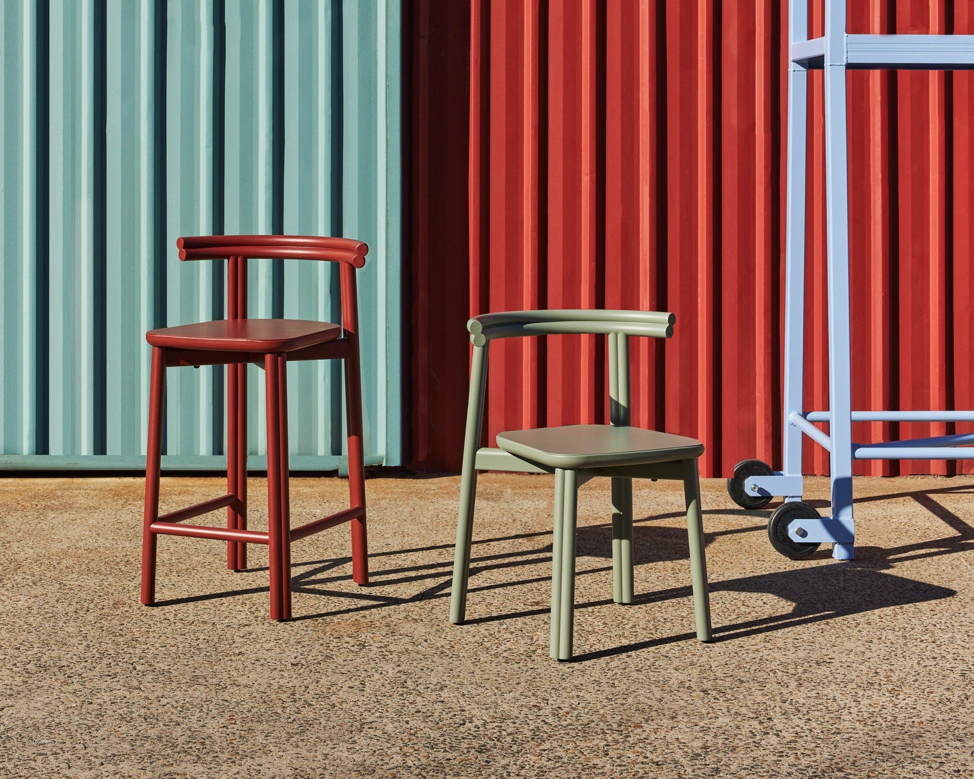 Twill Metal Bar Chair | Metal Counter Stool | Gibson Karlo | DesignByThem | Gallery