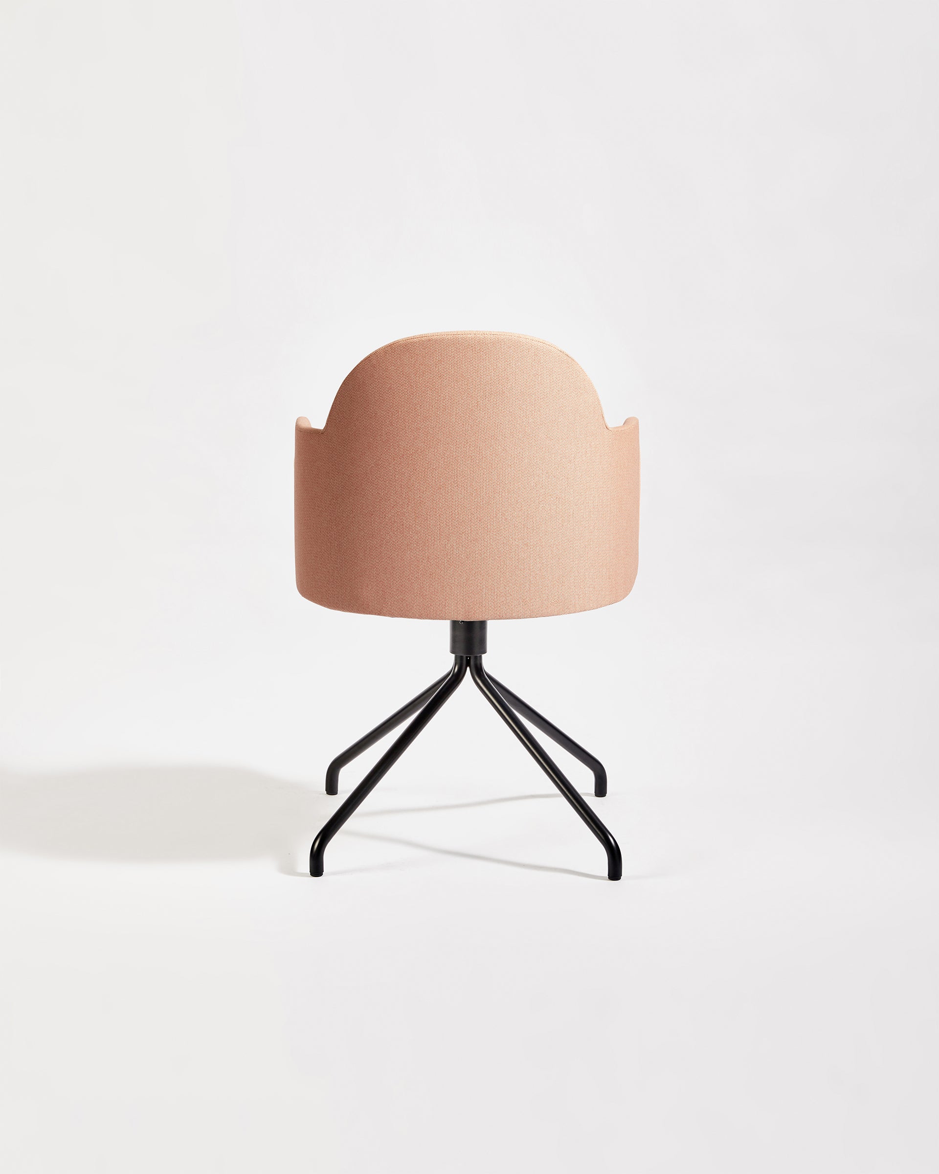 Potato Armchair Swivel Black Base | Office or Dining Tub Chair | Gibson Karlo | DesignByThem ** HF2 Messenger - 097 Krill