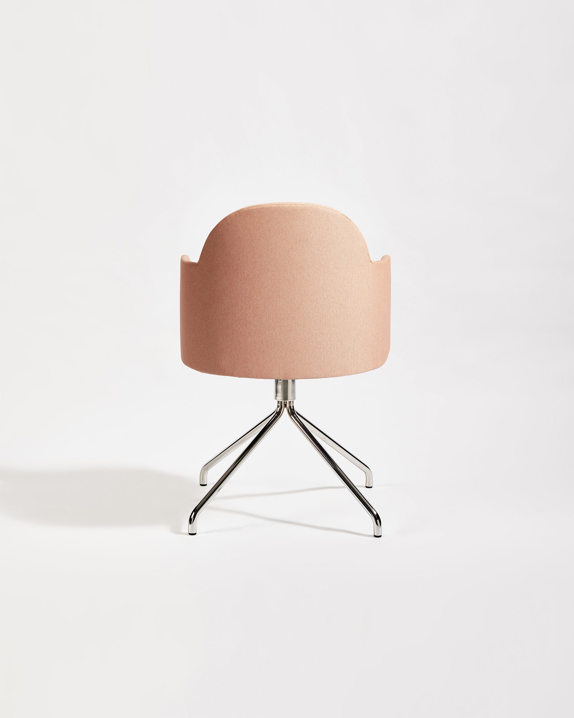 Potato Armchair Swivel Chrome Base | Office or Dining Tub Chair | Gibson Karlo | DesignByThem ** HF2 Messenger - 097 Krill