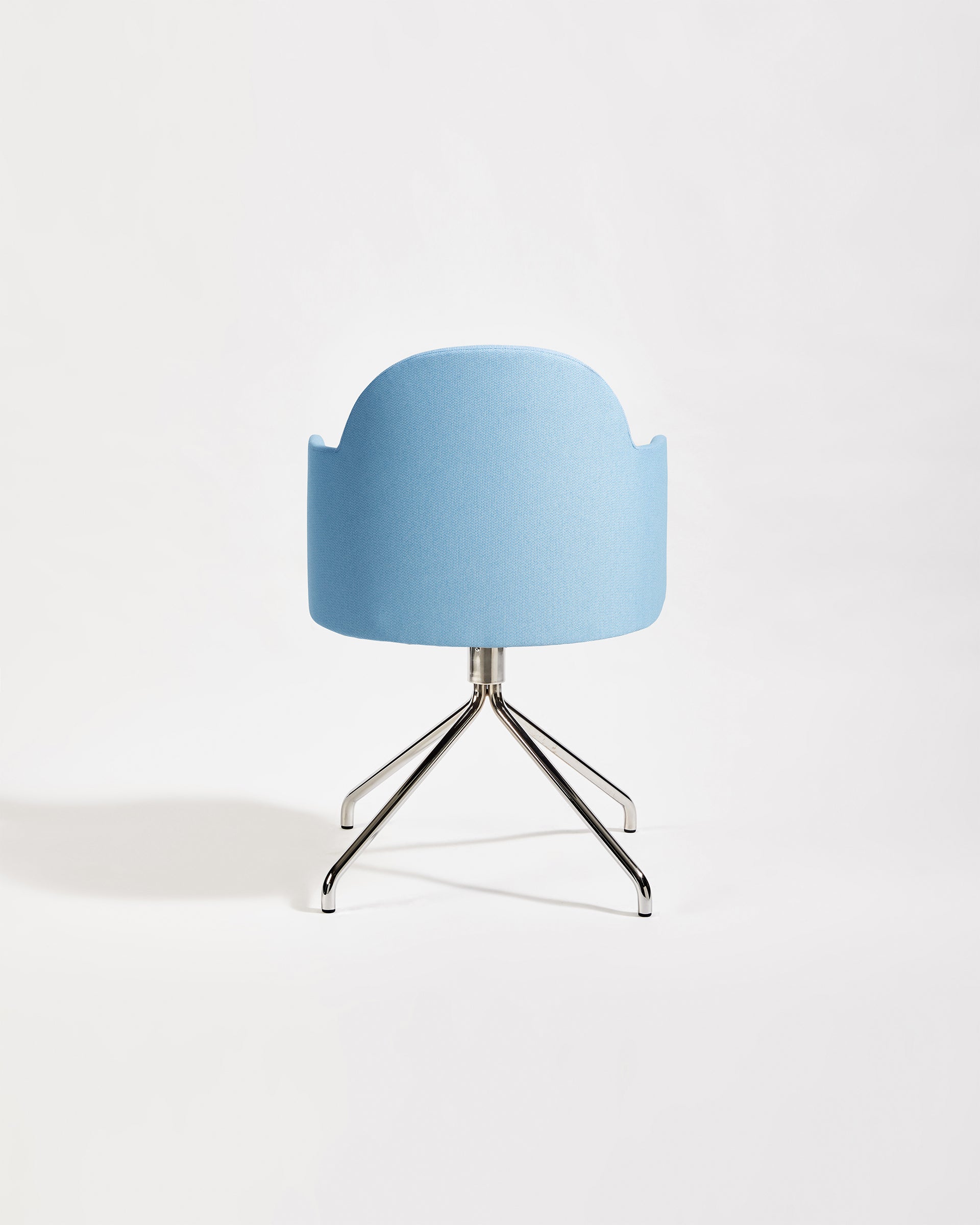 Potato Armchair Swivel Chrome Base | Office or Dining Tub Chair | Gibson Karlo | DesignByThem ** HF2 Messenger - 093 Gale