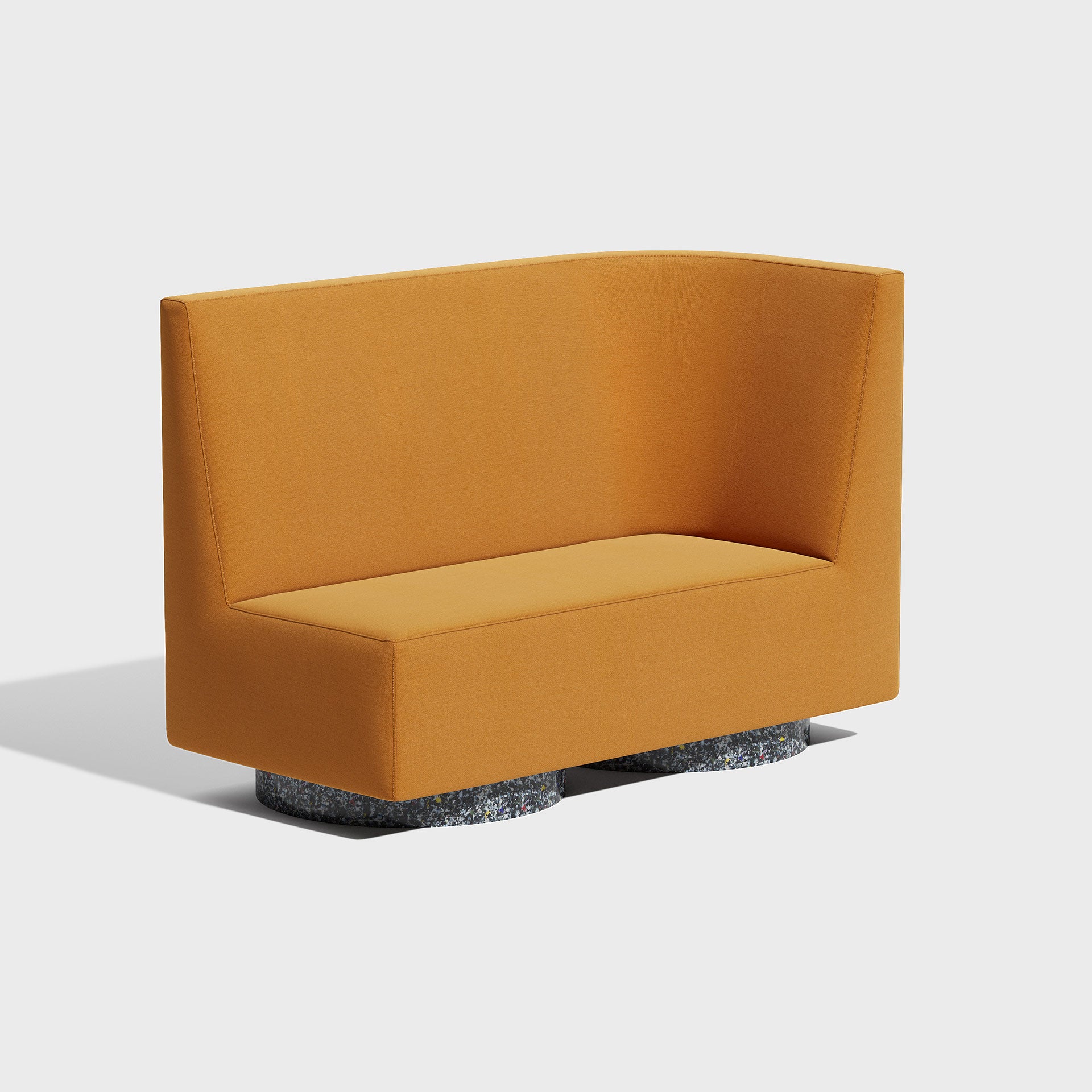 Confetti Modular Lounge | DesignByThem ** HF5 - Kvadrat Febrik Planum - 0351 / Recycled Plastic Base / Open Closed