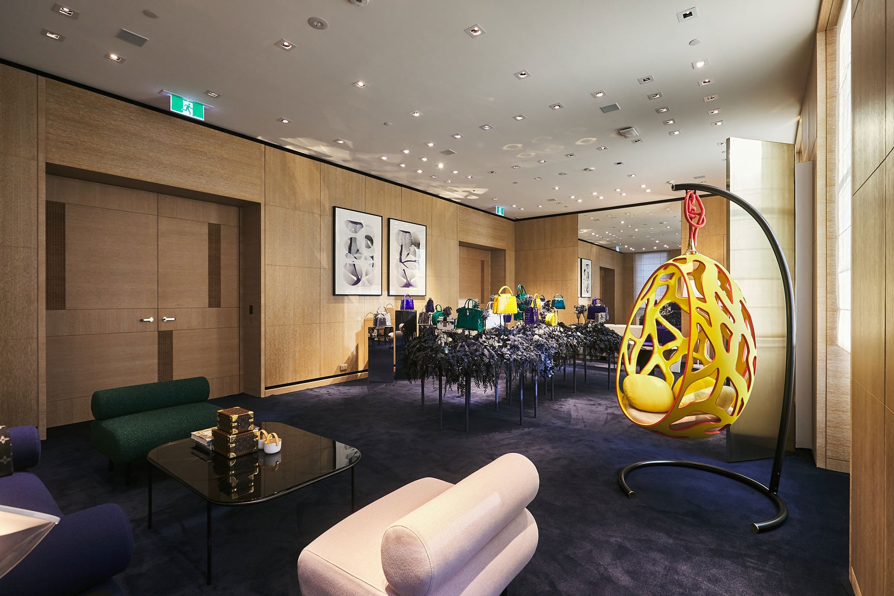 Cabin Seat at Louis Vuitton Sydney Exotics Presentation | DesignByThem | Gallery