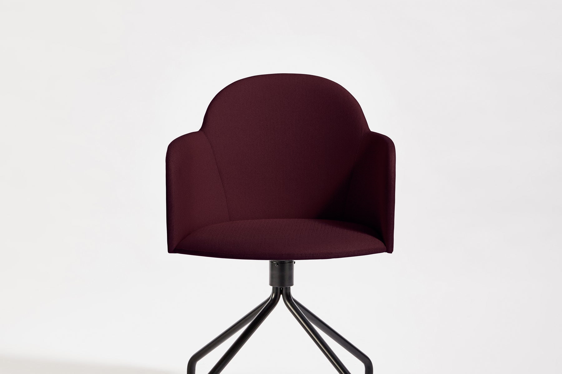 Potato Armchair Swivel Black Base | Office or Dining Tub Chair | Gibson Karlo | DesignByThem | Gallery