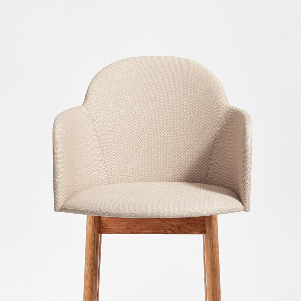 Potato Armchair Oak Timber Base | Office or Dining Tub Chair | Gibson Karlo | DesignByThem | Gallery