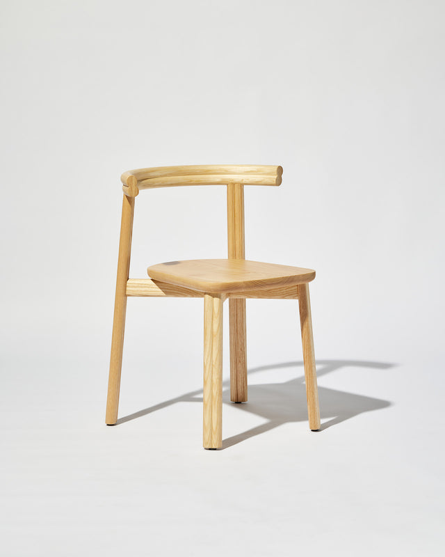 Natural Ash Twill Chair | Stacking Timber Dining Seat | Gibson Karlo | Design By Them