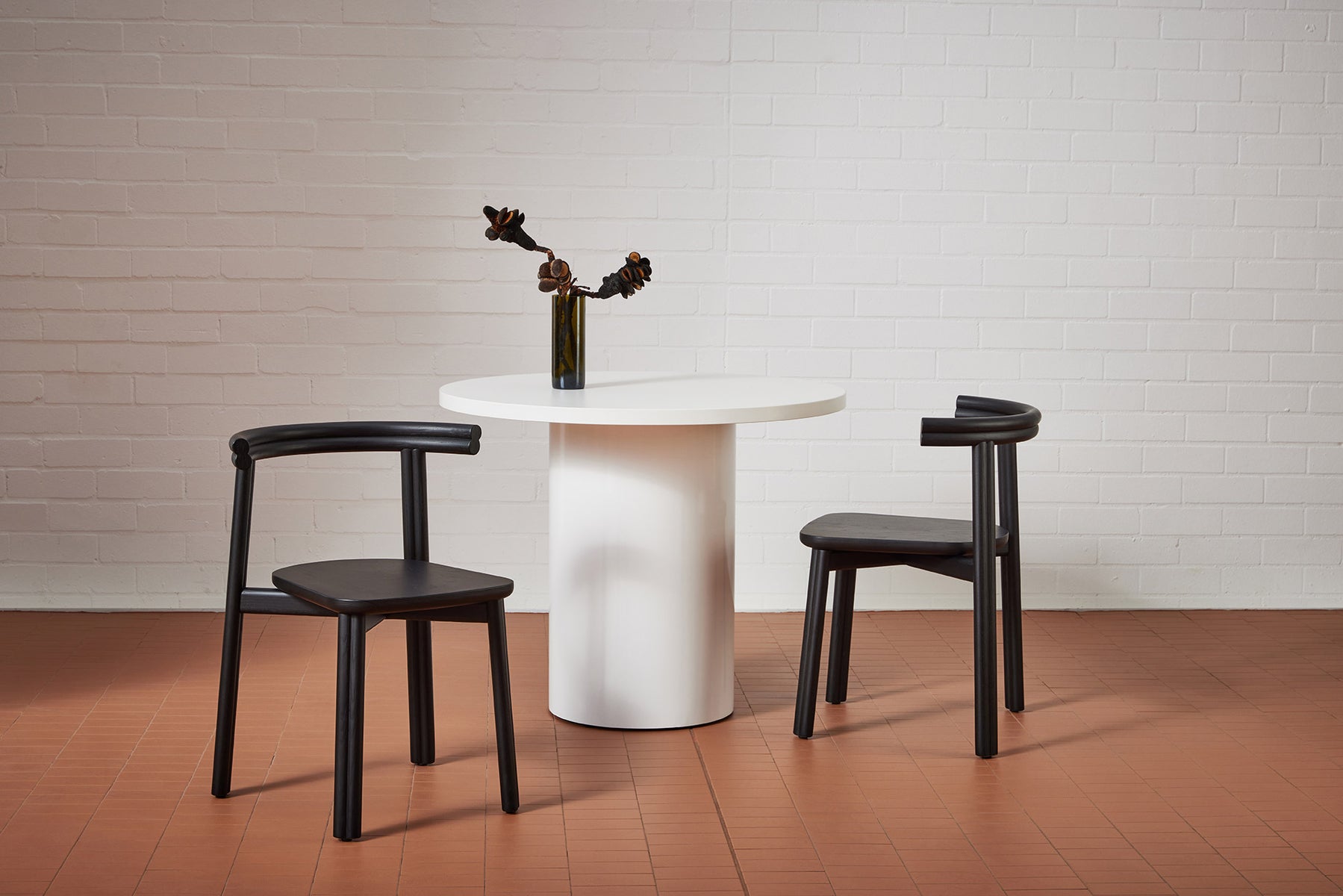 Black Ash Twill Chair | Stacking Timber Dining Seat | Gibson Karlo | DesignByThem | Gallery