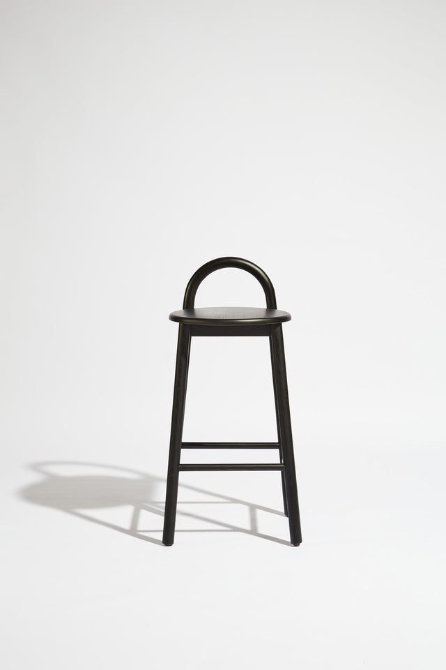 Bobby Bar Stools | Timber Counter Stool | Daniel Tucker | DesignByThem ** Ash Black Stained Solid
