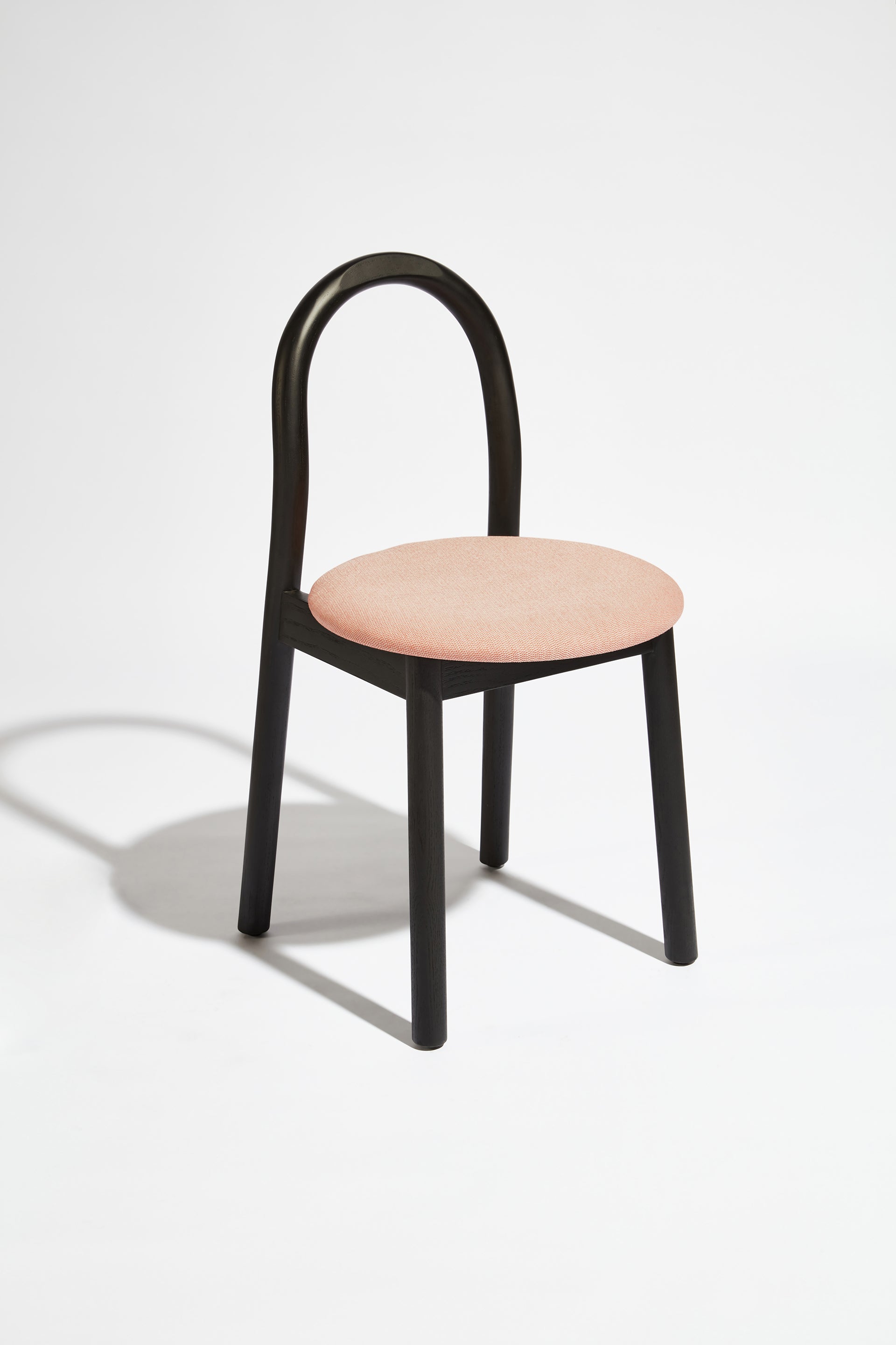 Bobby Chair Upholstered | Black Timber Wooden Dining Chair | Daniel Tucker | DesignByThem ** HF2 Messenger - 097 Krill / Black Stained Ash