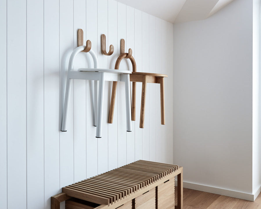 Sage House by Carole Whiting | Bobby Stools | Gallery