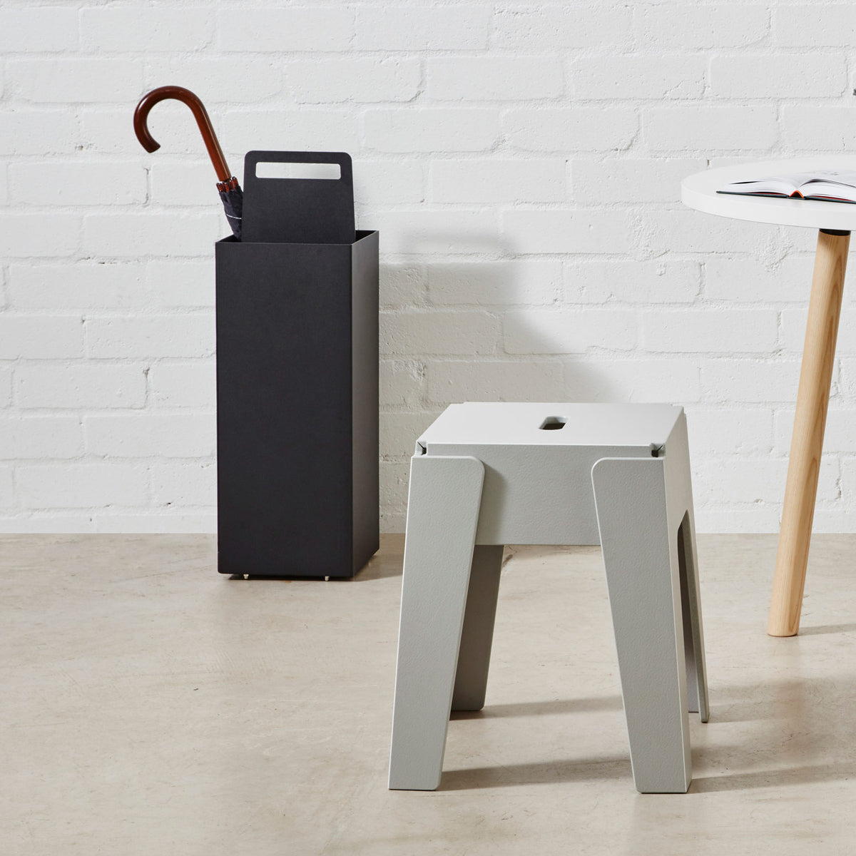 Alfred Umbrella Stand and Butter Stool | DesignByThem | Gallery