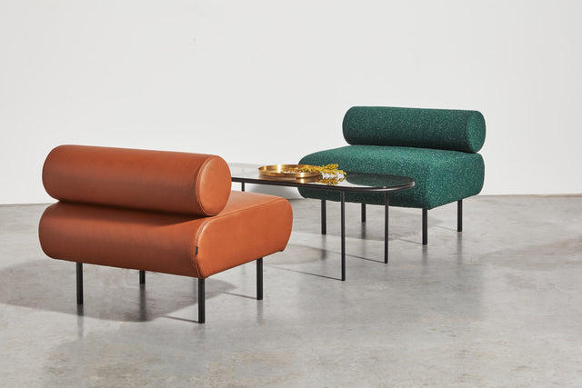 Cabin Seat by Gibson Karlo | DesignByThem | Fabric & Leather Upholstered Lounge | Gallery