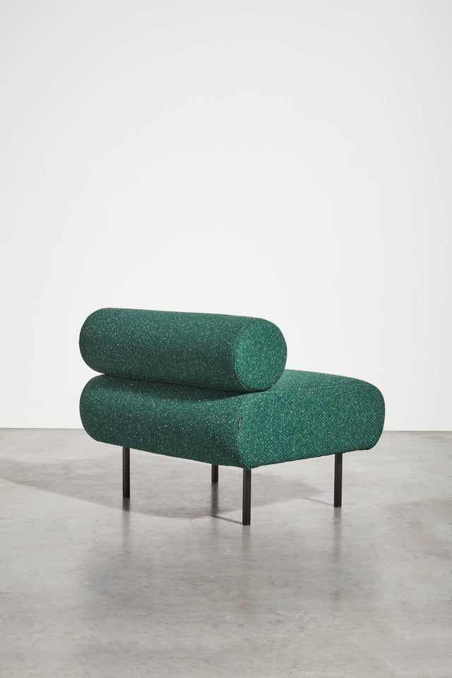 Cabin Seat by Gibson Karlo | DesignByThem | Fabric & Leather Upholstered Lounge ** HF7 Pilot - 0972