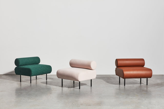 Cabin Seat by Gibson Karlo | DesignByThem | Fabric & Leather Upholstered Lounge | Gallery