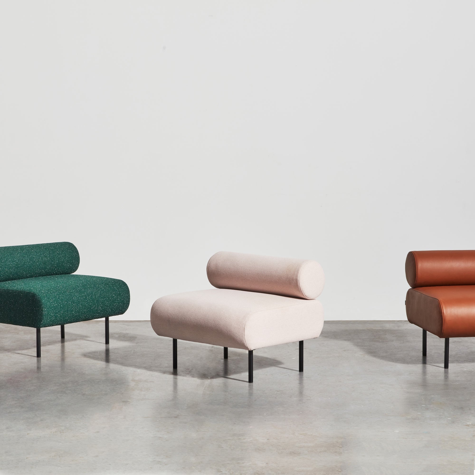 Cabin Seat by Gibson Karlo | DesignByThem | Fabric & Leather Upholstered Lounge