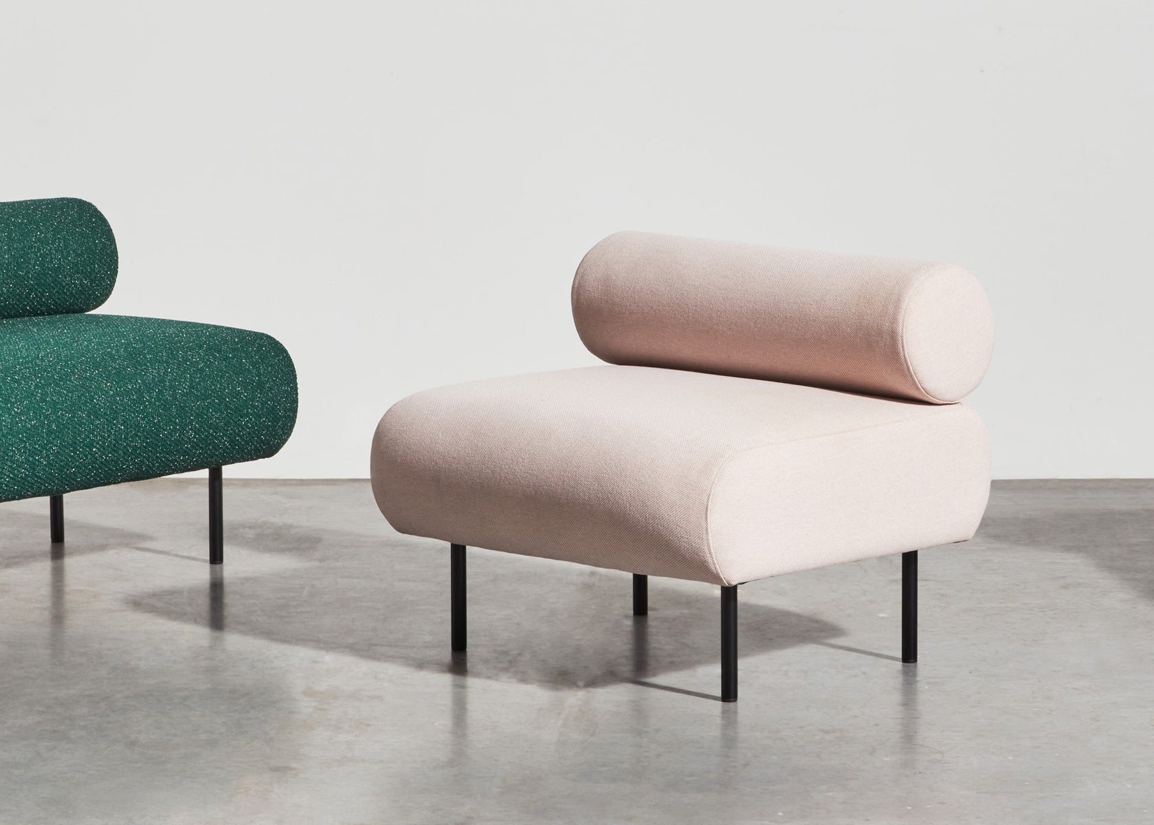 Cabin Seat by Gibson Karlo | DesignByThem | Fabric & Leather Upholstered Lounge | Gallery