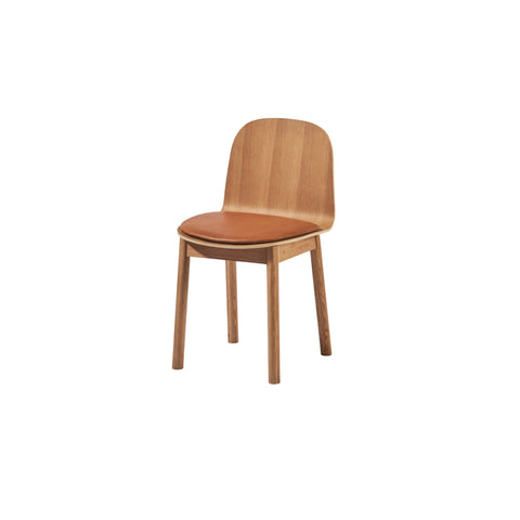 Potato Chair - Oak + Seat Pad - Timber Base