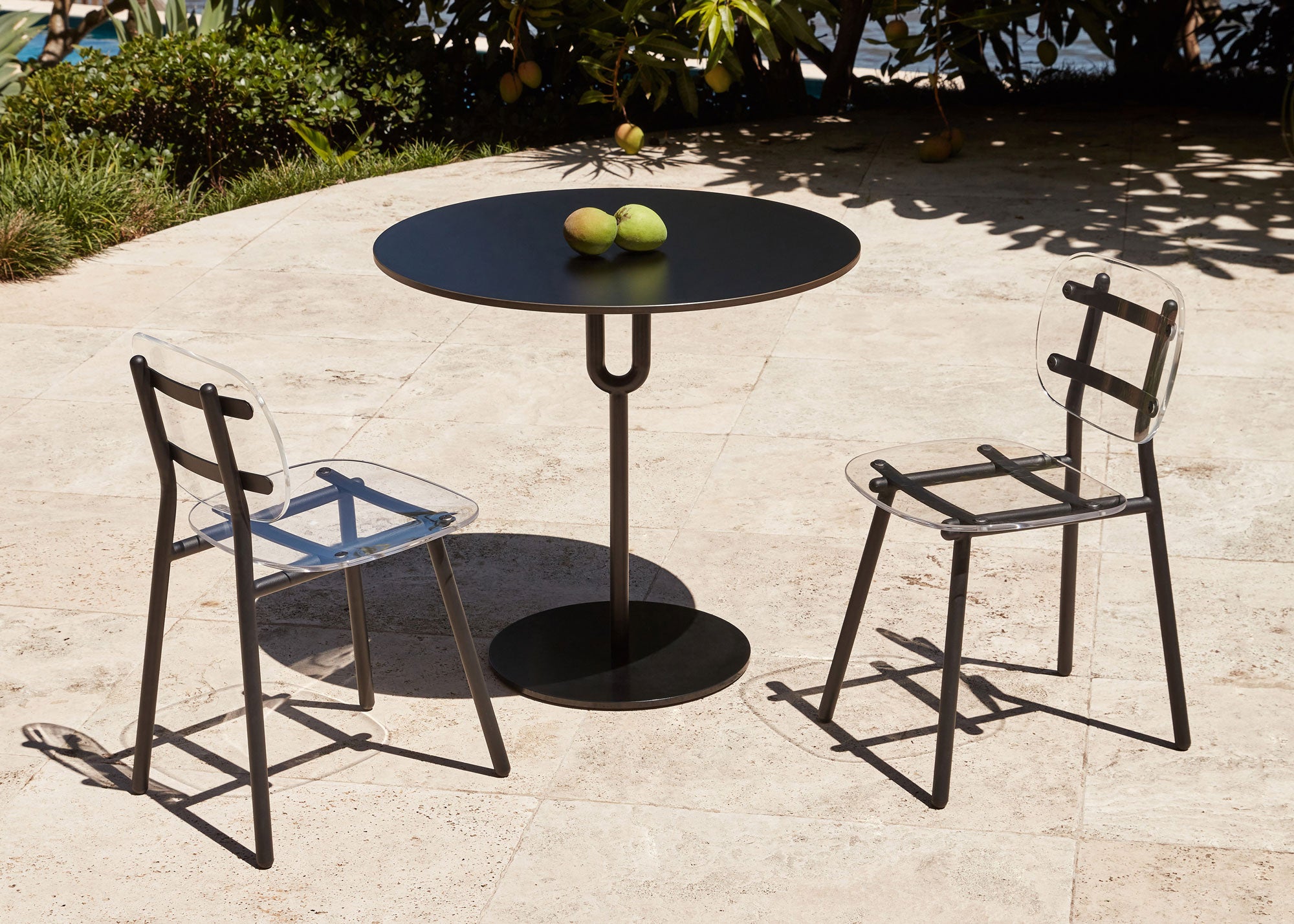 Piper Pedestal Table with Fenster Chairs | DesignBythem | Gallery