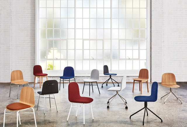 Potato Chair | StackingTimber & Upholstered Dining Office Chair with Handle | GibsonKarlo | DesignByThem | Gallery