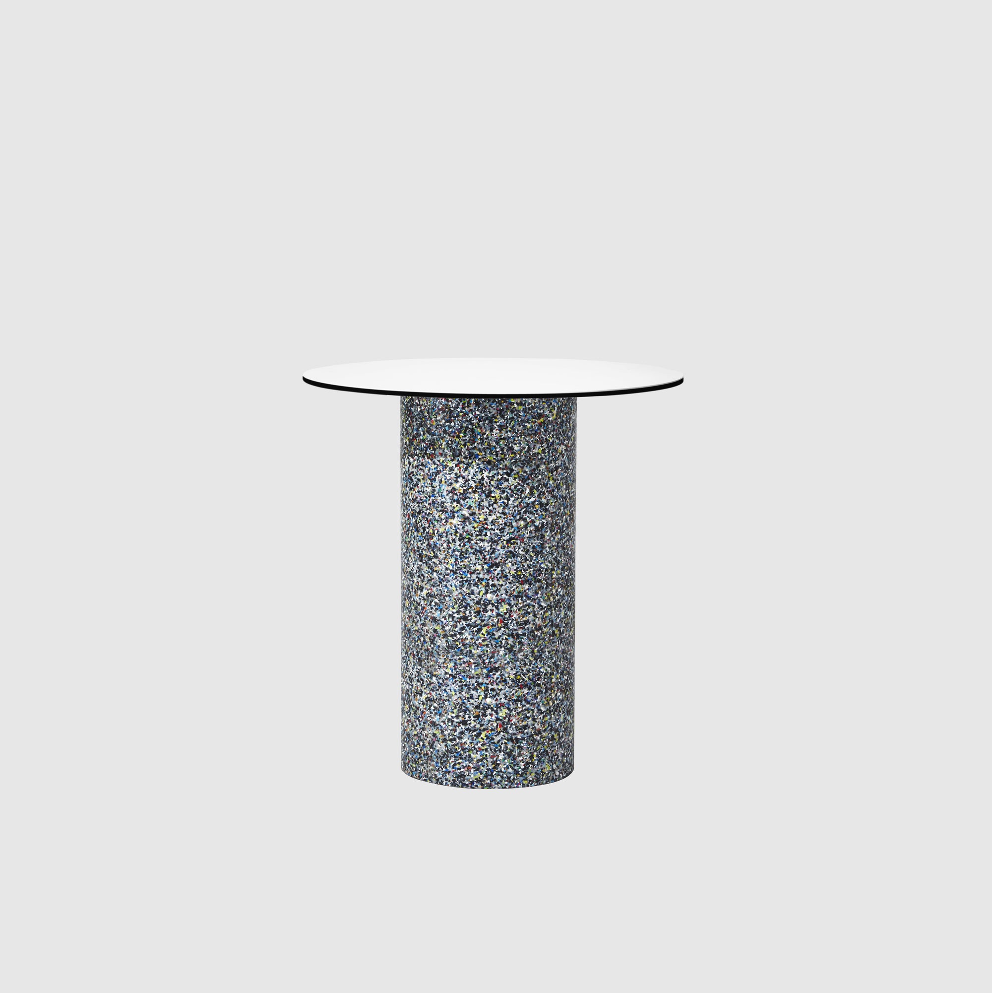 Confetti Round Bar Table | 100% Recycled Plastic | Indoor Outdoor | GibsonKarlo | DesignByThem